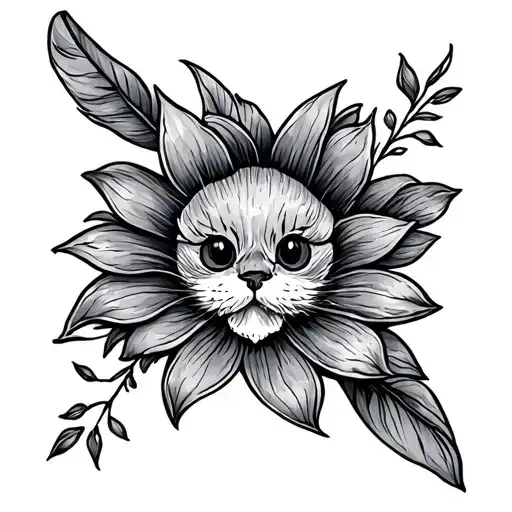 Greeting Card Line Tattoo Funny