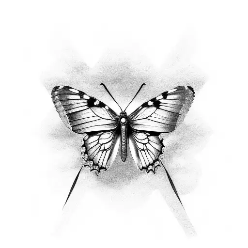 Butterfly With A Name & Date