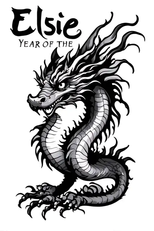 Elsie Year Of The Dragon Birth Date And Hand And Foot Print