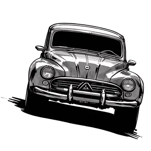 Car Outline Tattoo With Name Riley