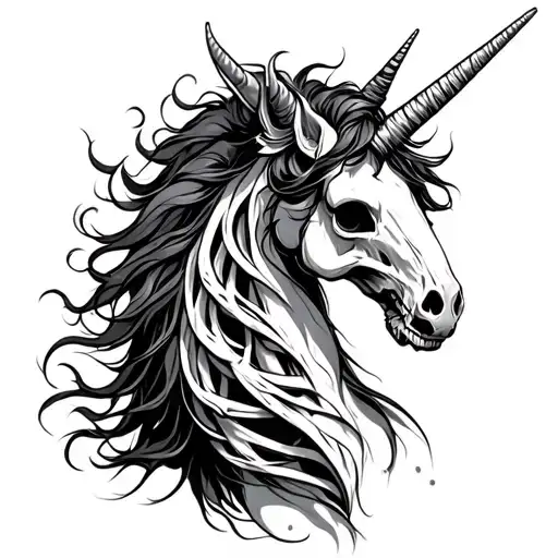 Demon Skeleton Unicorn