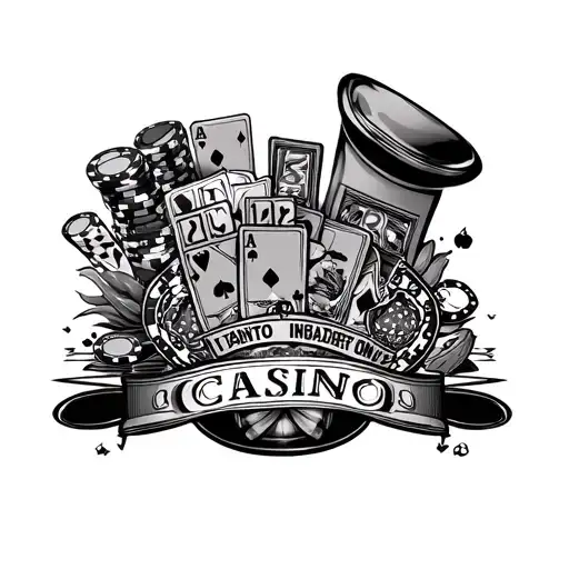 Full Casino Based Sleeve With Multiple Gambling Games