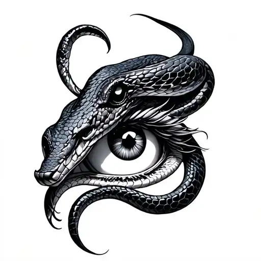 Snake And Eye Of Horous
