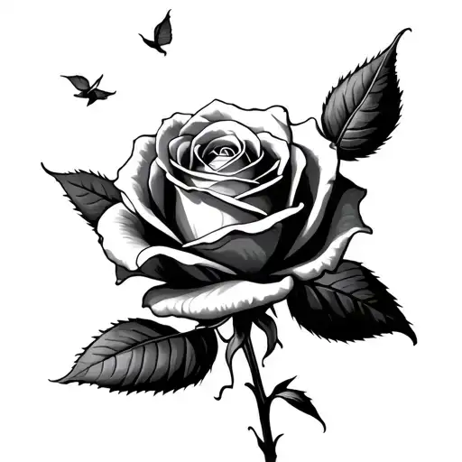 A Rose Whose Petals Fly Away