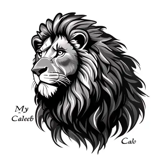Lion For My Son Caleb Names Incorporated