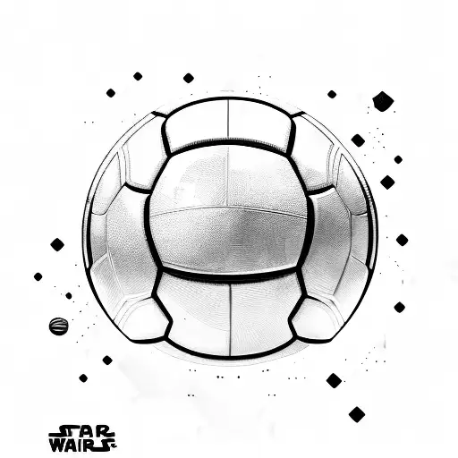 A Star Wars-inspired Volleyball Team Logo