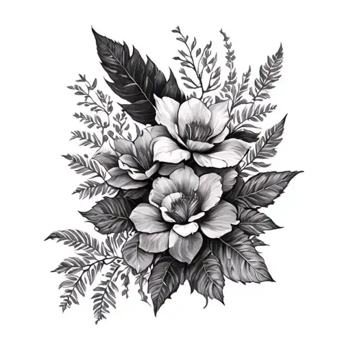 Nature Themed Full Leg Sleeve