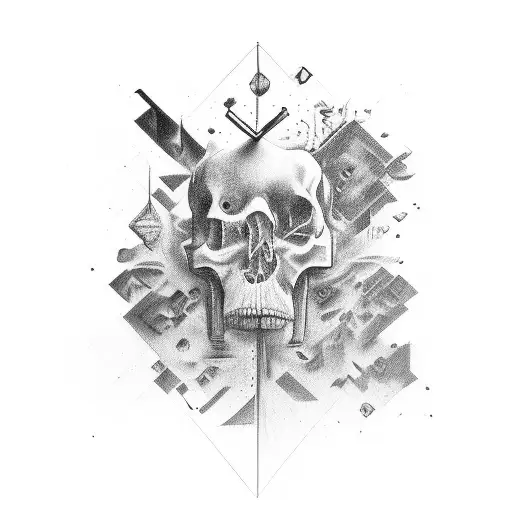 Abstract Representation Of The Concept Of Unmanifest Reality