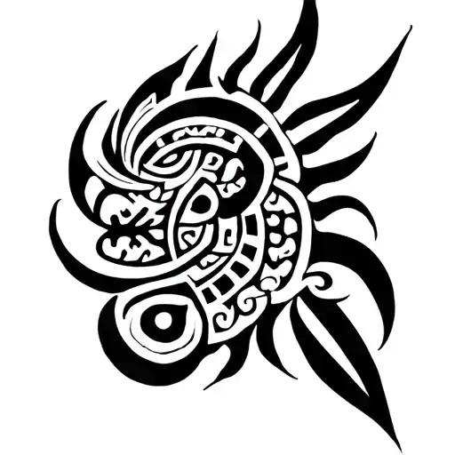 Hmong Tribal Patterns Symbolizing