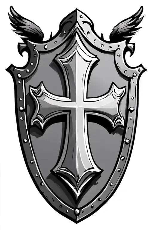 Crusader Shield Cross