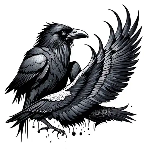 Shaman And Raven On It