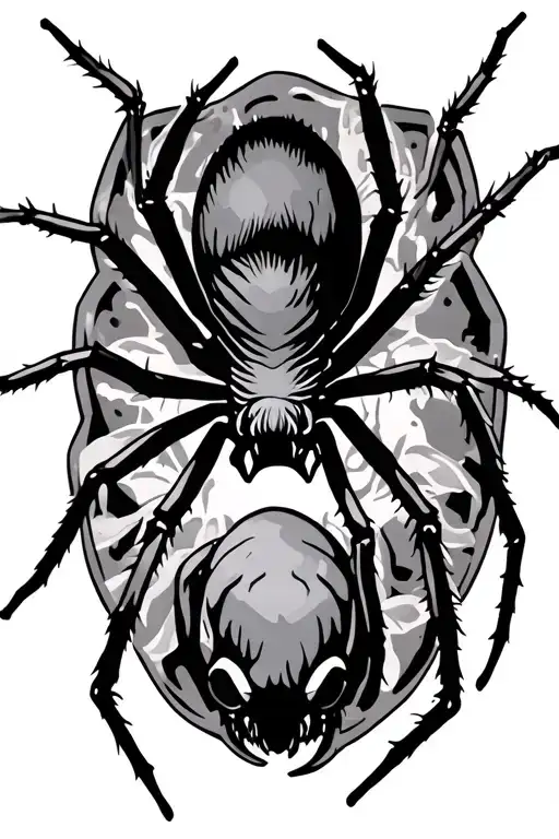 Spider With Long Legs Coming