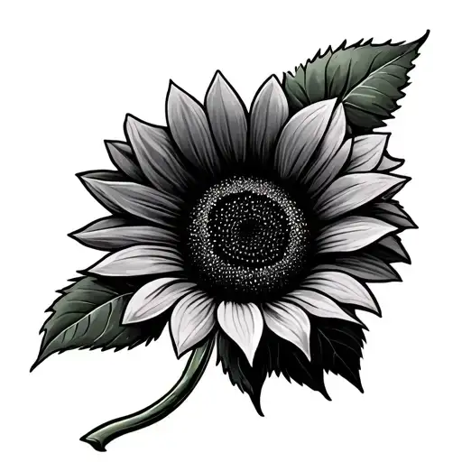 Mirror With Sunflower