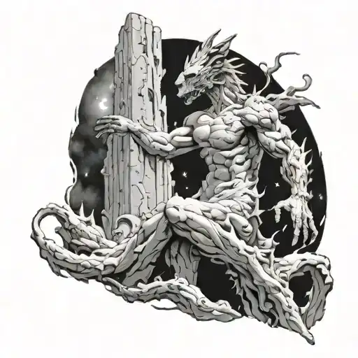 The Pillars Of Creation Reaching The Frenetic Flame Of Elden Ring