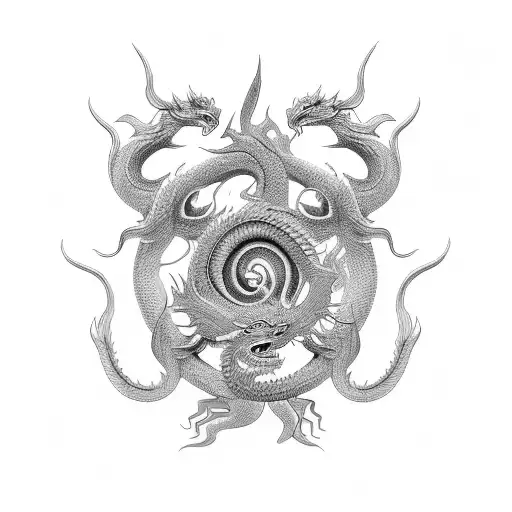 Dragon Boudha Temps Samourai