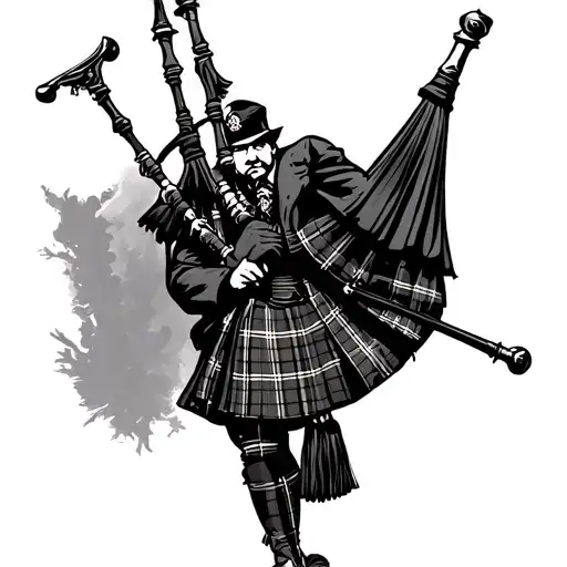 Scottish Bagpiper