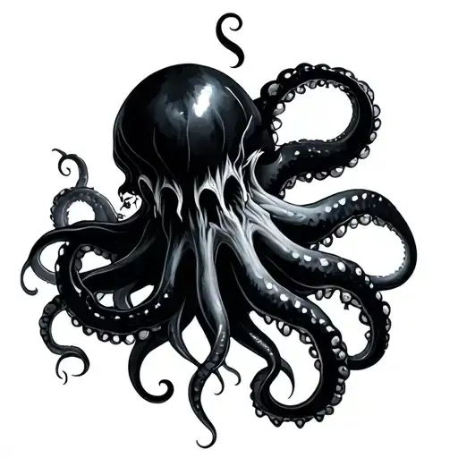 Dark Goth Tentacles And Yes In Background