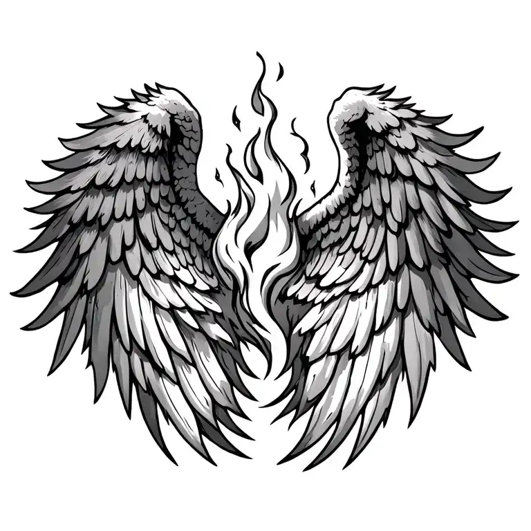 Wings Spread Wide Fire