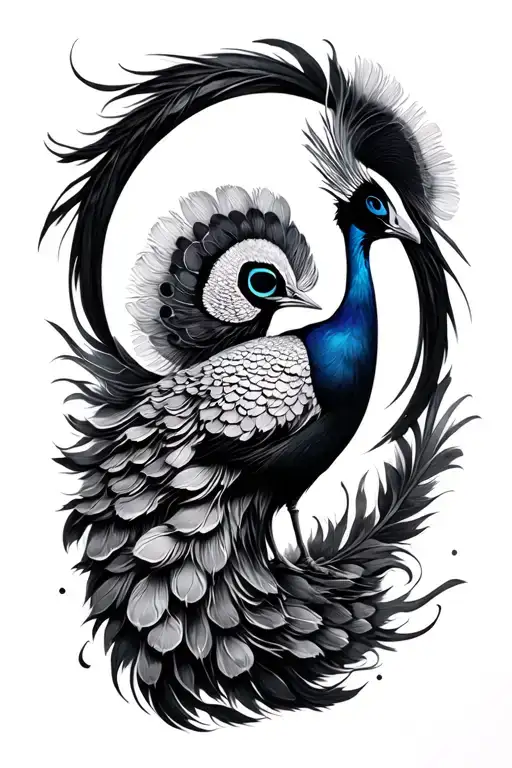 Infini Plume Paon Date