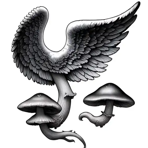 Angel Wing Mushrooms