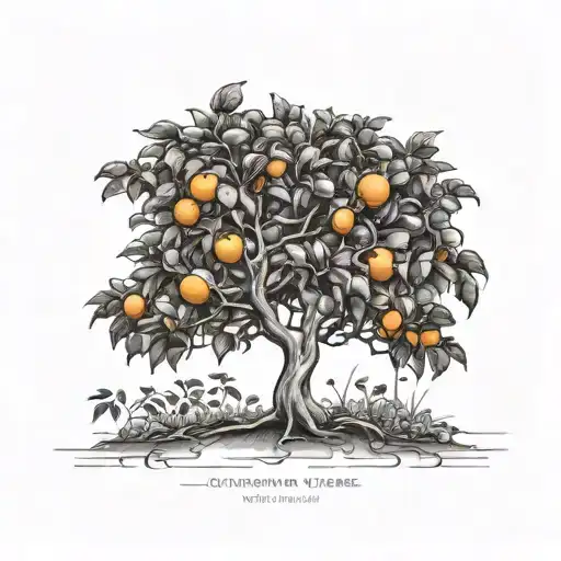 Orange Tree Growing