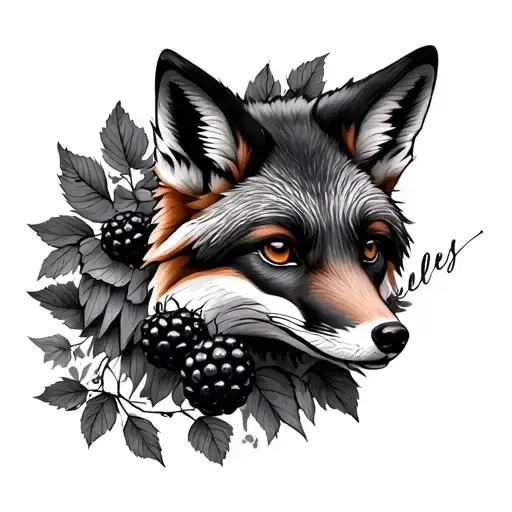 Fox Blackberries Intertwined