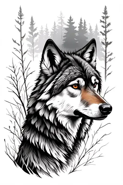 Wolves In Nature Inspired