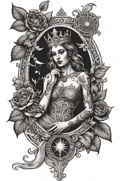 Queen Of Earth Tarot Card