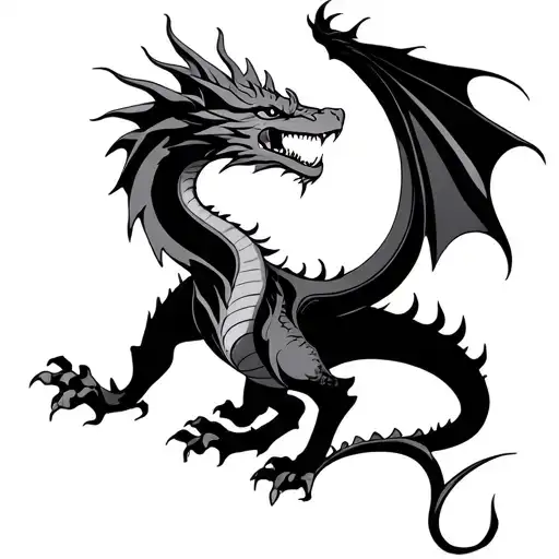 Dragon In Neoirviable Style