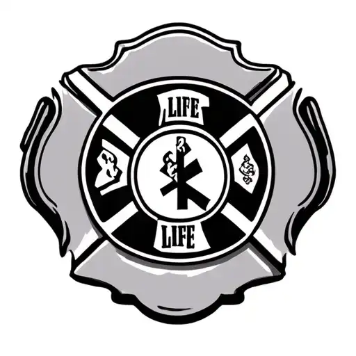 Firefighter Helmet Star Of Life