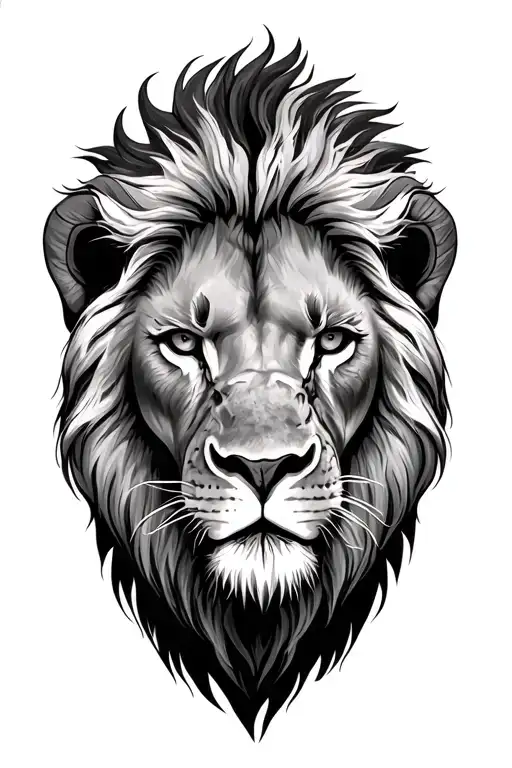 Lion Worrior Realistic