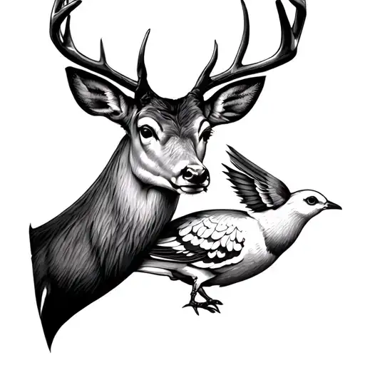 Deer And Dove