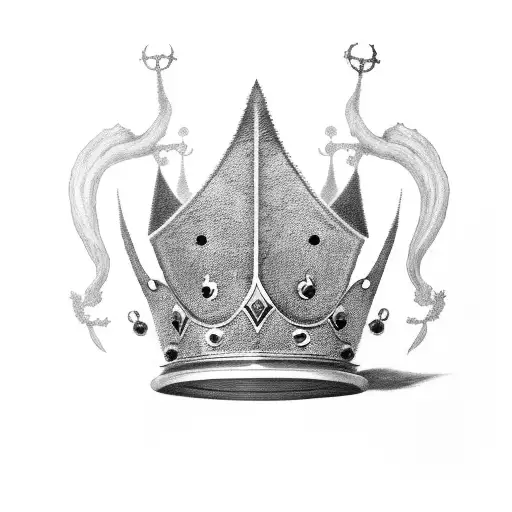 Overlapping King And Prince Crown