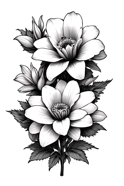 Daisy Rose Lily Daffodil