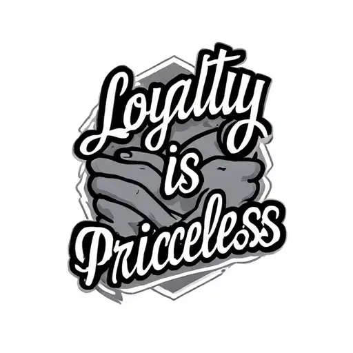 Loyalty Is Priceless Written Across