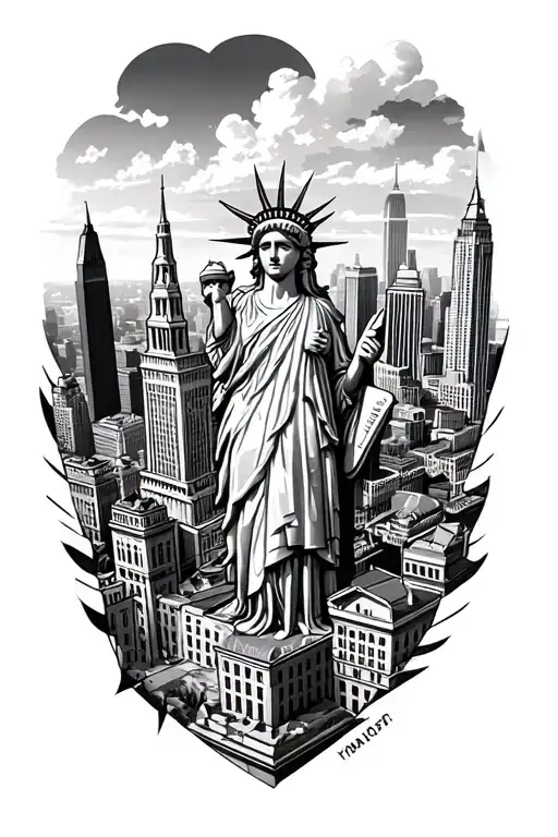 Multiple American Landmarks