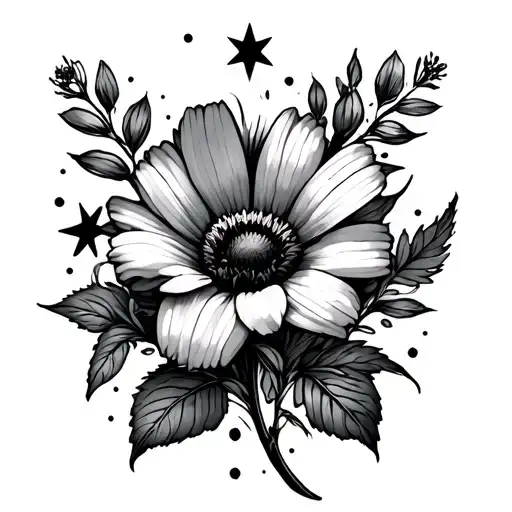 Wildflower And Stars Forming