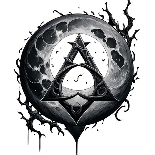 Bloodborne Moon Rune Surrounded