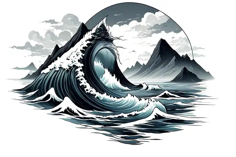 Ocean And Mountains Incorporate God