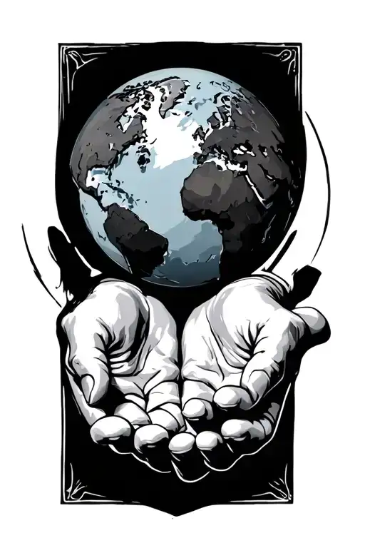 World Held In Hands