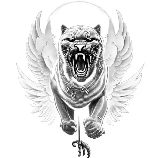 Panther With Eagle Wings
