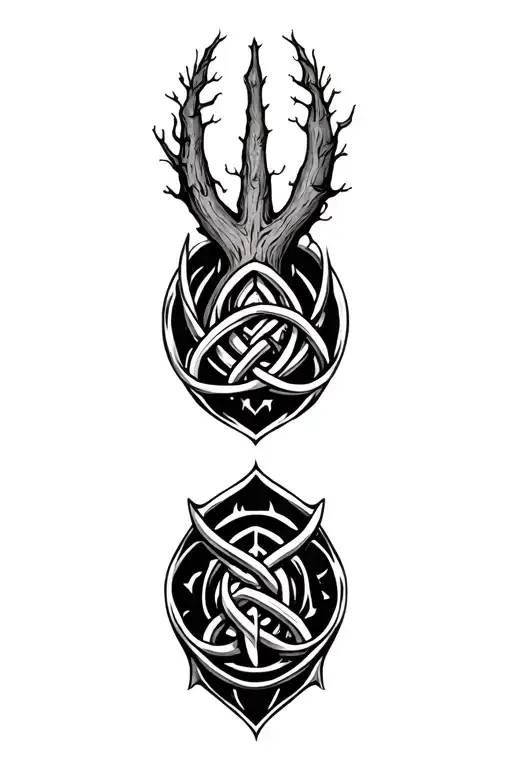 Witches Knot Roots Surrounded