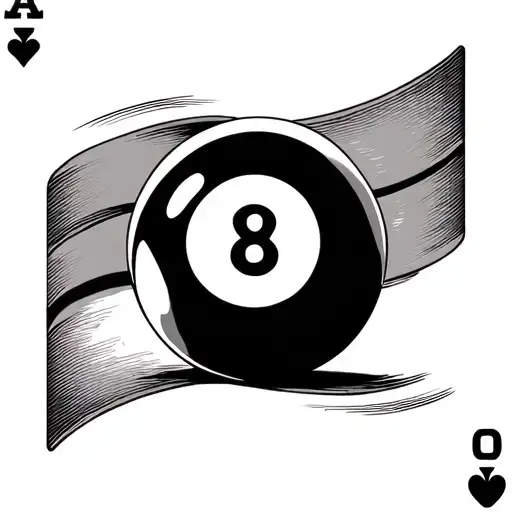 8Ball Playing Card