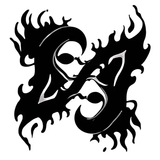 Twin Flame Neo Traditional