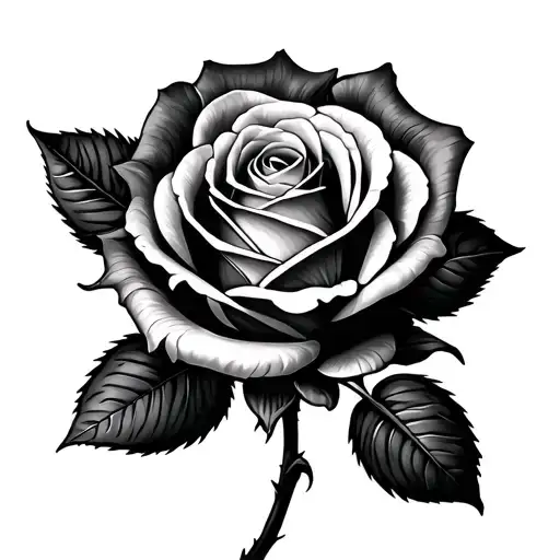 Rose With Name Rose Blened Inside The Rose