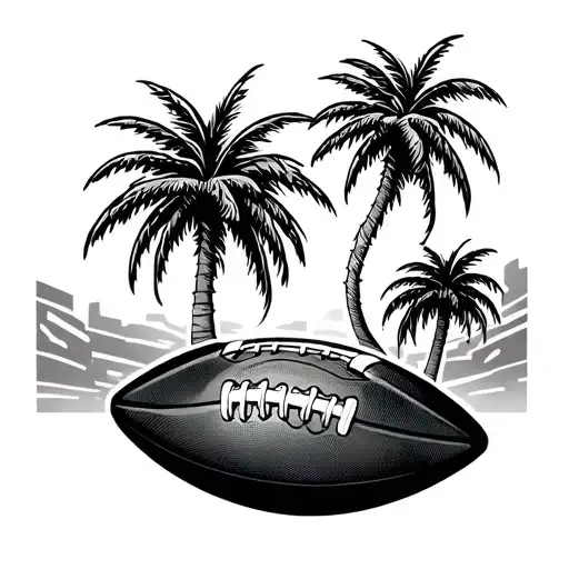 Football Palm Trees