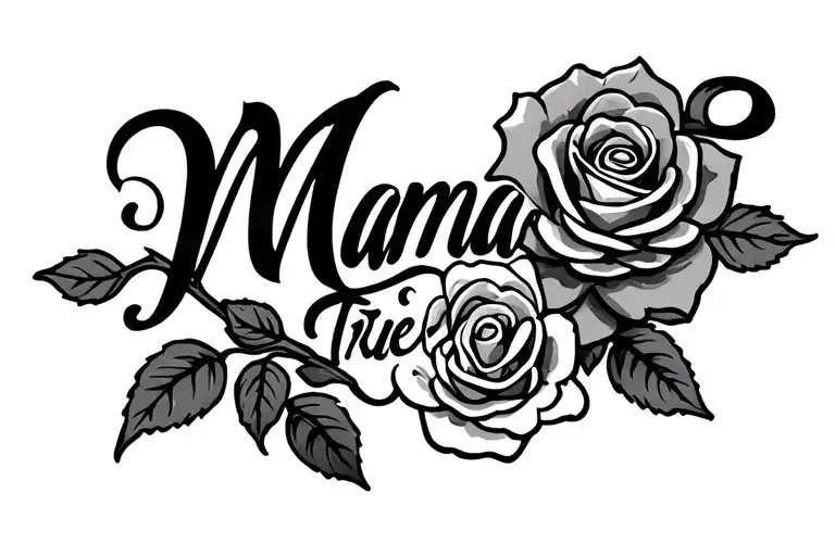 Mama Tried Font Rose Intertwined