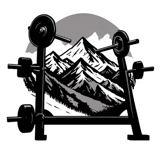 Mountain Landscape Gym Equipment