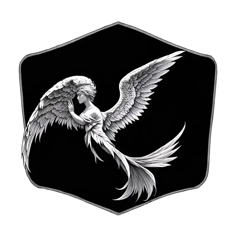 Dark Gaurdian Angel For Pisces Zodiac Sign