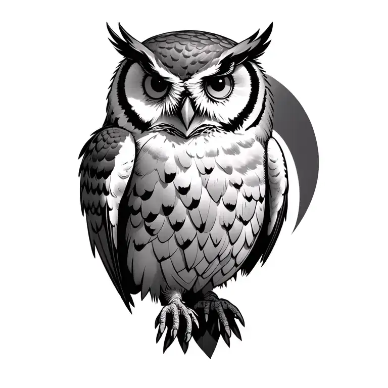 Ovo Owl Flying